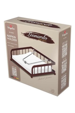Porte-serviettes Leonardo - 18,5 x 18,5 x 6,2 cm