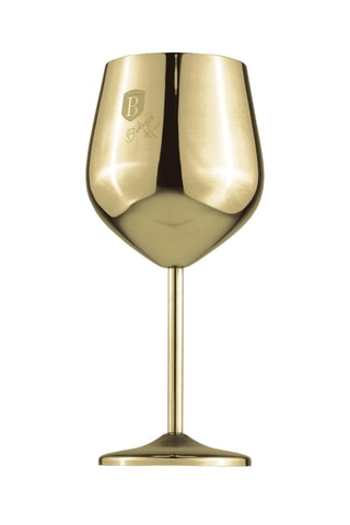 2 verres à vin en acier inoxydable Sahara/Leonardo - 55 cl