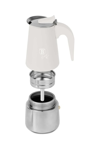 Cafetière en acier inoxydable Sahara - 30 cl - Beige et argenté