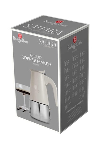 Cafetière en acier inoxydable Sahara - 30 cl - Beige et argenté