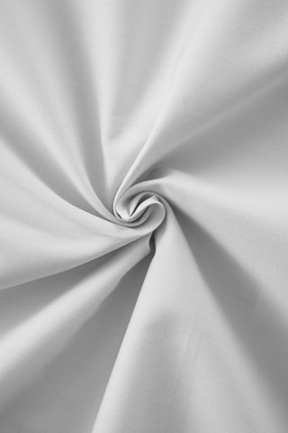 Funda de almohada de percal de algodón 80 hilos/cm² Bally - Blanco