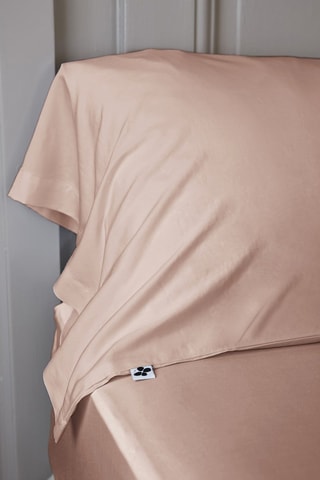 Taie de traversin en fibres de bambou Salomé - Blush