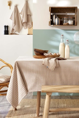 Nappe en gaze de coton Vickie - 125 g/m² - Ficelle