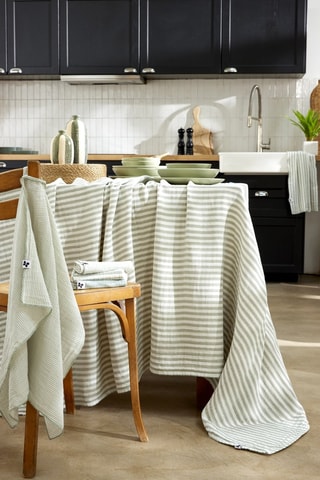 Nappe en gaze de coton Romie - 125 g/m² - Eucalyptus