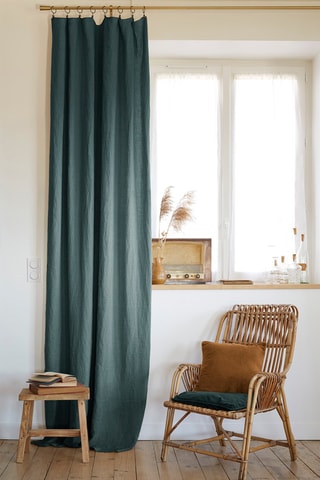 Rideau ajustable Soline  - Ardoise - 140 x 270 cm