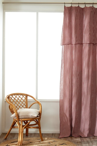 Rideau en gaze de coton - 125 Vickie g/m² - Terracotta