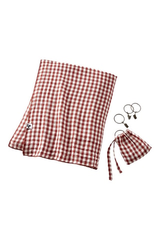 Rideau en gaze de coton - 125 Vickie g/m² - Terracotta