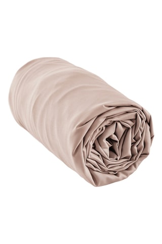 Drap-housse en fibres de bambou 120 fils/cm² Salomé - Blush