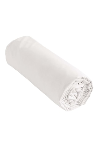 Drap-housse en percale de coton 120 fils/cm² Perrine - Chantilly