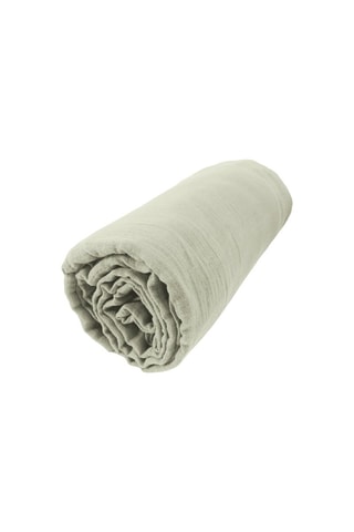 Drap-housse Gaïa - Vert d'eau