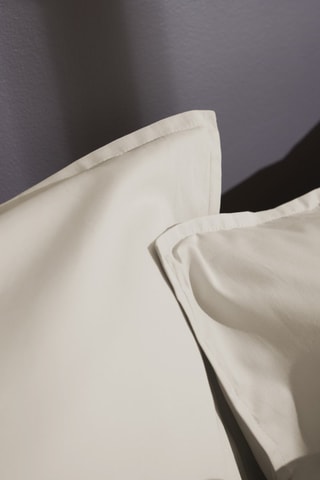 Funda de almohada de percal de algodón 80 hilos/cm² Bally - Arena
