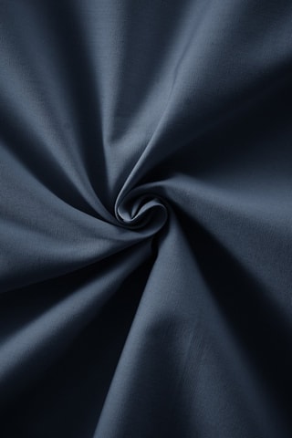 Taie d'oreiller en percale de coton 80 fils/cm² Bally  - Bleu nuit
