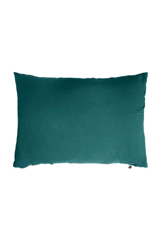 Funda de almohada  - Azul pato