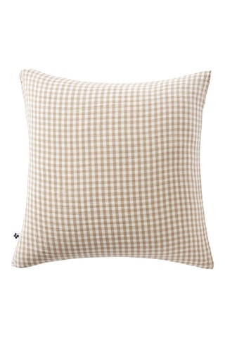 Taie d'oreiller en gaze de coton Vickie - 125 g/m² - Ficelle