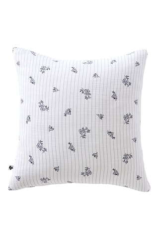 Taie d'oreiller en gaze de coton Eleonore - Blanc