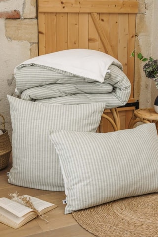 Taie d'oreiller en coton 80 fils/cm² Teo - Vert