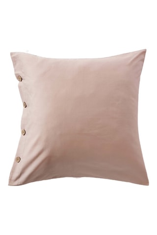 Taie d'oreiller en percale de coton 120 fils/cm² Perrine - Blush