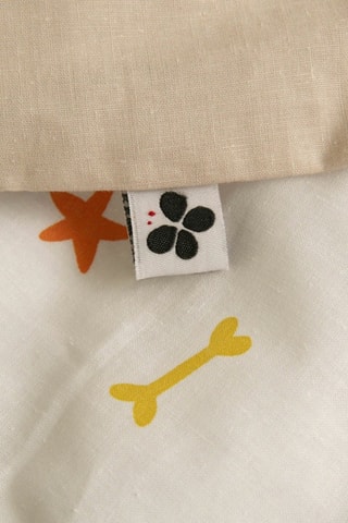 Parure de couette en coton 57 fils/cm² Isidore - Beige