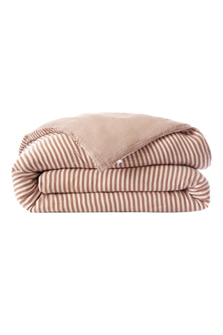 Housse de couette en gaze de coton Romie - 125 g/m² - Abricot
