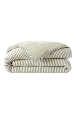 Housse de couette en gaze de coton Romie - 125 g/m² - Eucalyptus
