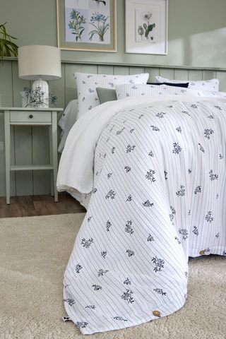 Housse de couette en gaze de coton 120 fils/cm² Eleonore - Chantilly