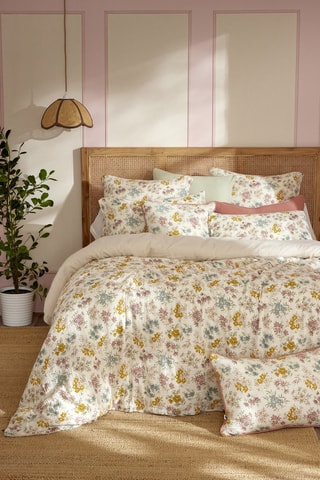 Housse de couette en gaze de coton Adèle - 125 g/m² - Pampa