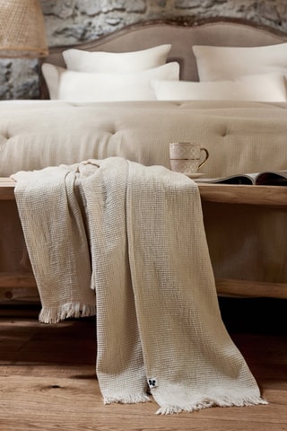 Plaid en coton Alma - 210 g/m²  - Pampa