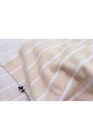 Poncho à capuche - Beige