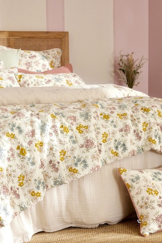 Couvre-lit en gaze de coton Adèle - 125 g/m² - Beige