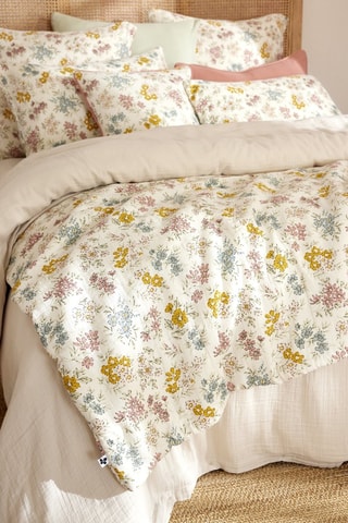 Couvre-lit en gaze de coton Adèle - 125 g/m² - Beige