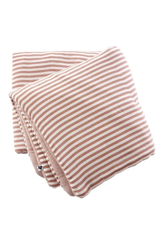 Couvre-lit en gaze de coton Romie - 125 g/m² - Abricot