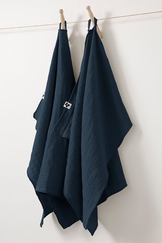 2 paños de cocina Gaia - Azul marino