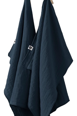 2 paños de cocina Gaia - Azul marino