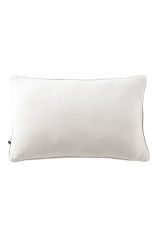 Coussin en gaze de coton Gaïa - Blanc - 40 x 60 cm
