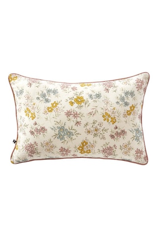 Coussin en gaze de coton Adèle - Beige