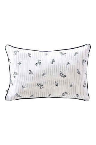 Coussin en gaze de coton Eleonore - Blanc