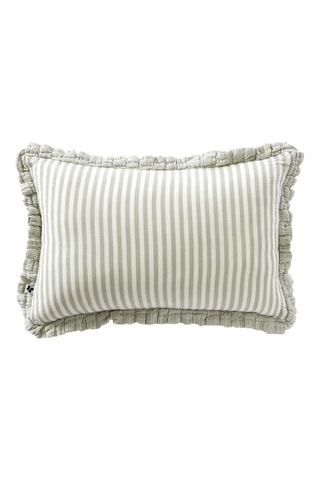 Coussin en gaze de coton Romie - Eucalyptus