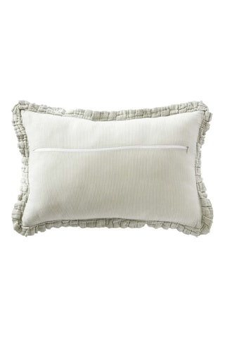 Coussin en gaze de coton Romie - Eucalyptus