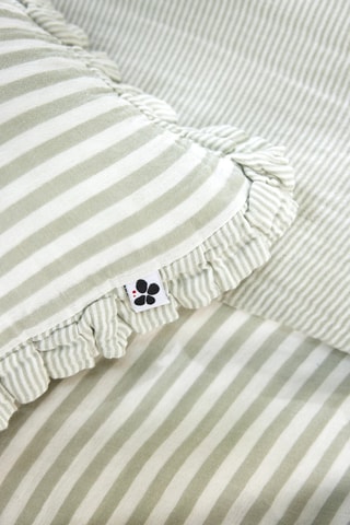 Coussin en gaze de coton Romie - Eucalyptus