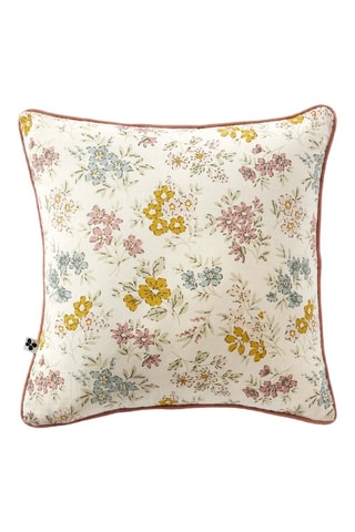 Coussin en gaze de coton Adèle - Beige