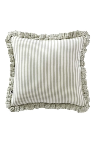 Coussin en gaze de coton Romie - Eucalyptus