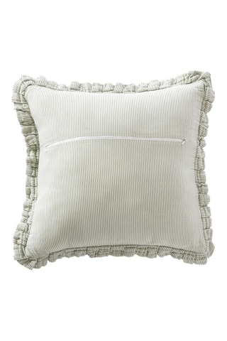 Coussin en gaze de coton Romie - Eucalyptus