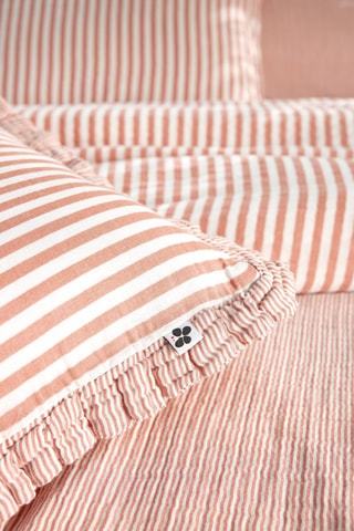 Coussin en gaze de coton Romie - Abricot
