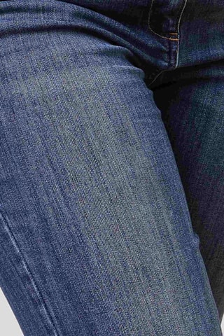 Jean droit taille haute - Bleu foncé