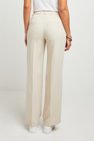 Pantalon large - Beige