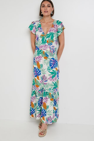 Robe longue - Vert foncé