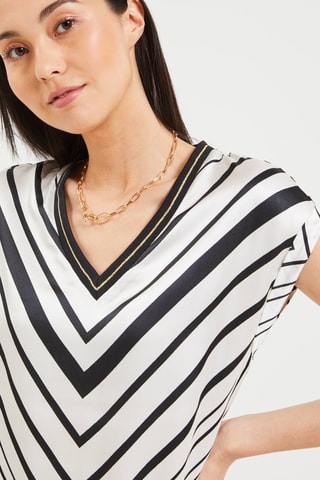 Blouse - Noir et blanc