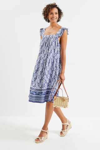 Robe droite - Bleu marine