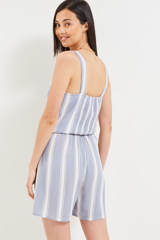 Combishort - Bleu-gris