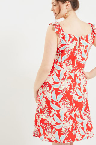Robe droite - Rouge